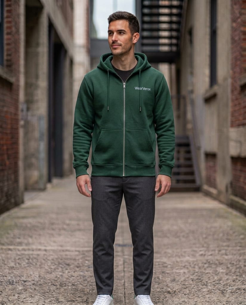 WearVerox Heavyweight Zip-Up Hoodie