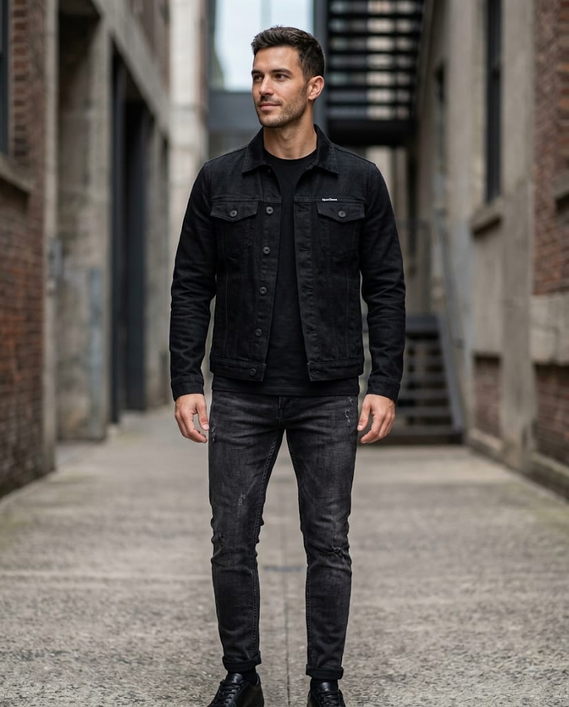 WearVerox Premium Heavyweight Denim Jacket