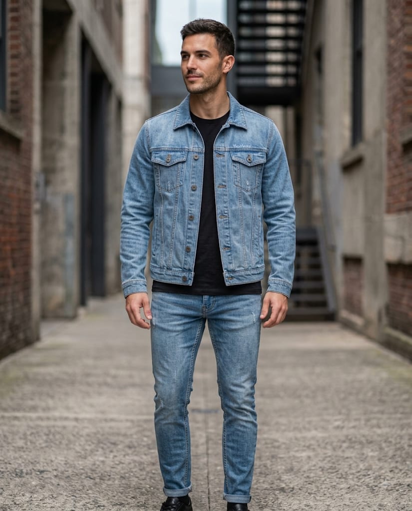 WearVerox Premium Heavyweight Denim Jacket