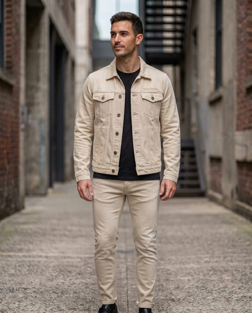 WearVerox Premium Heavyweight Denim Jacket