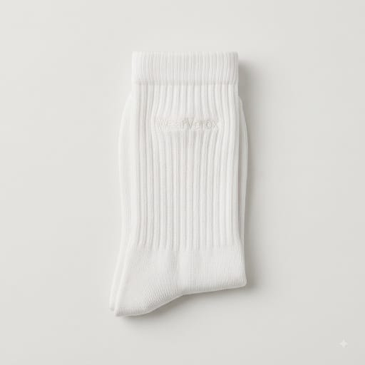 WearVerox Essential Ribbed Crew Socks
