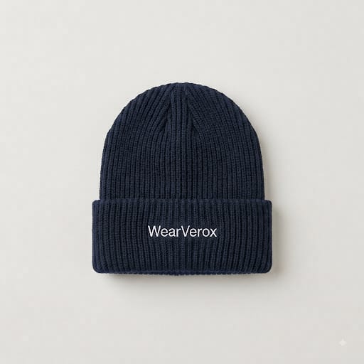 WearVerox Core Embroidered Knit Beanie