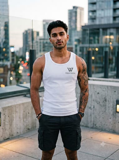 WearVerox Essential Ribbed Cotton Undershirt